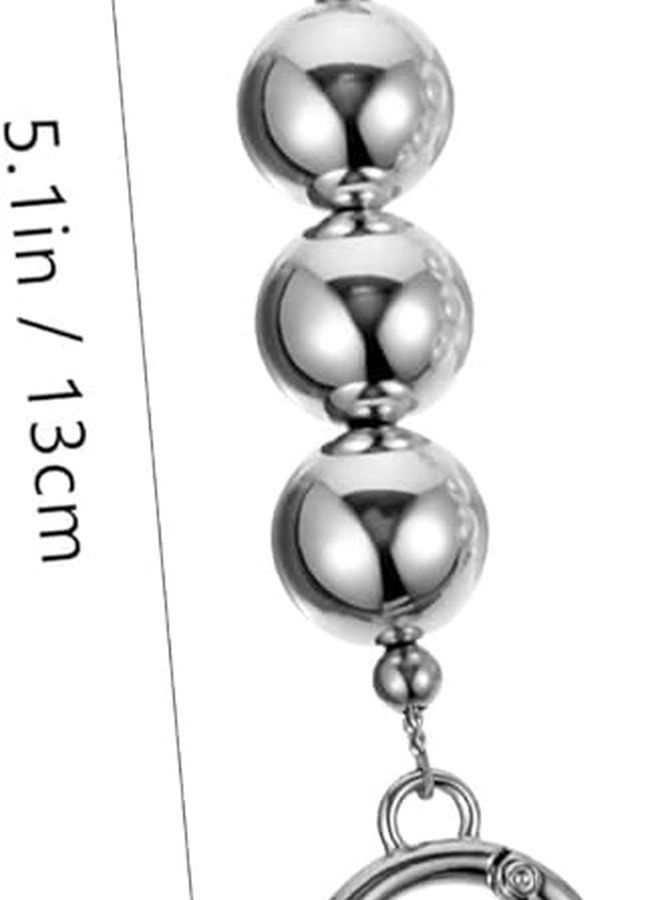 CIMAXIC 3pcs Imitation Pearl Bag Chain Straps Short Handle Replacement Gold Silver - Image 5